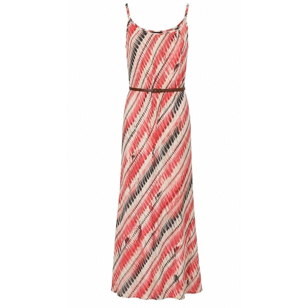 Sanctuary Boho Maxi Dress Womens Size S Rope Belt Lined Sleeveless Festival Geo